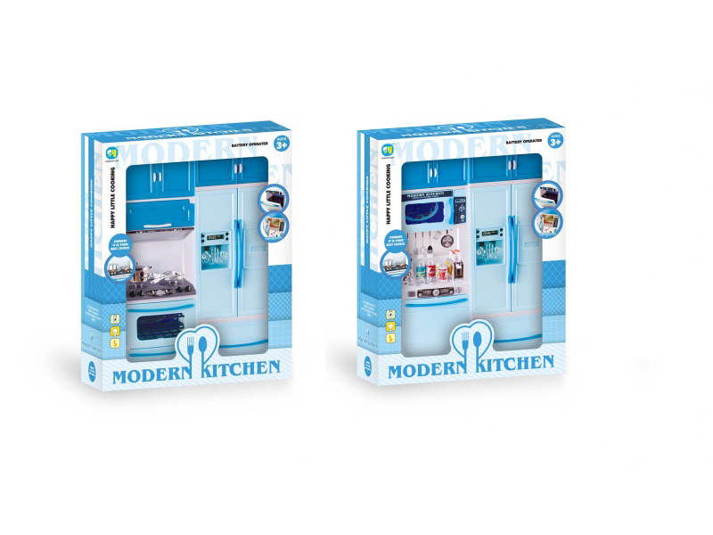 Blue Solid Color Kitchen And Kitchenware Set (2 Pieces Mixed)