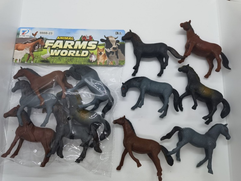 Pvc Simulation Farm Animal 6Pcs