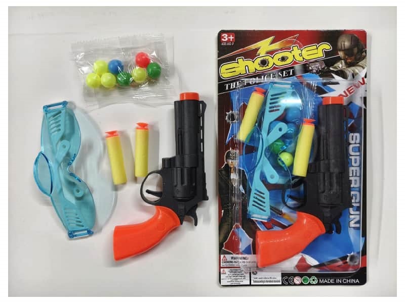 Solid EVA. Table Tennis Gun With Glasses