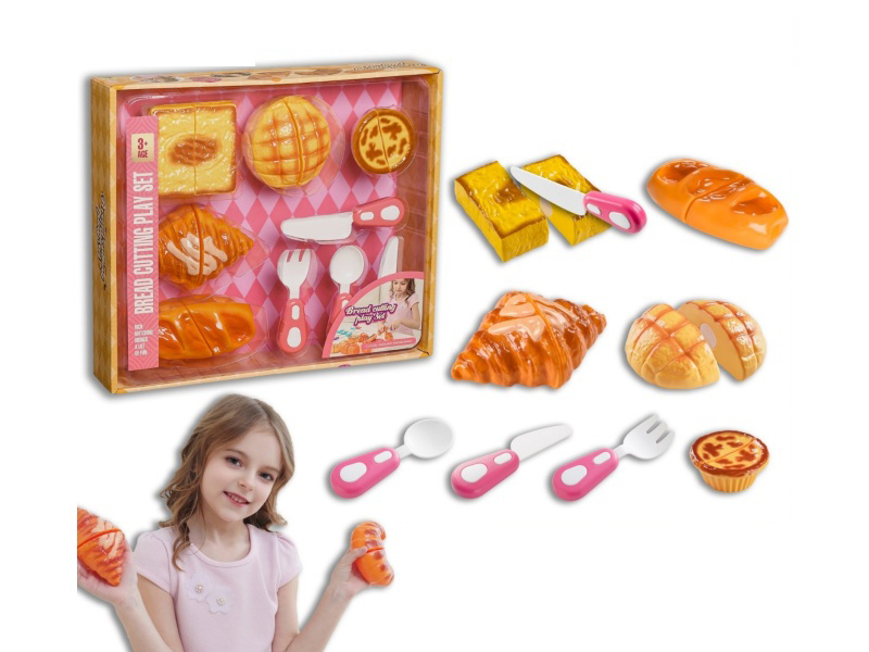"House Play Bread Tableware, Cheele Color Box, Window Box.