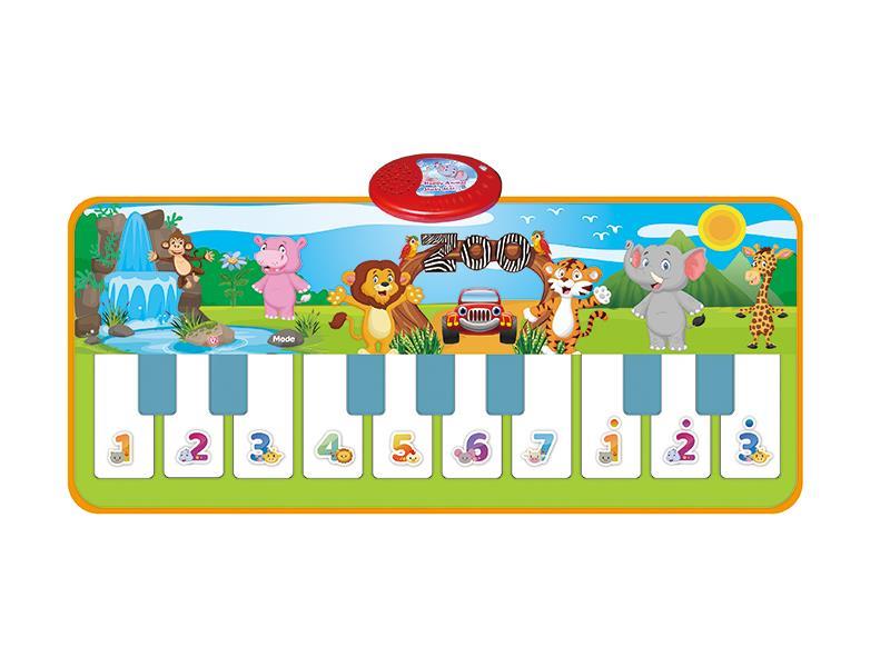 Cartoon Zoo Music Mat