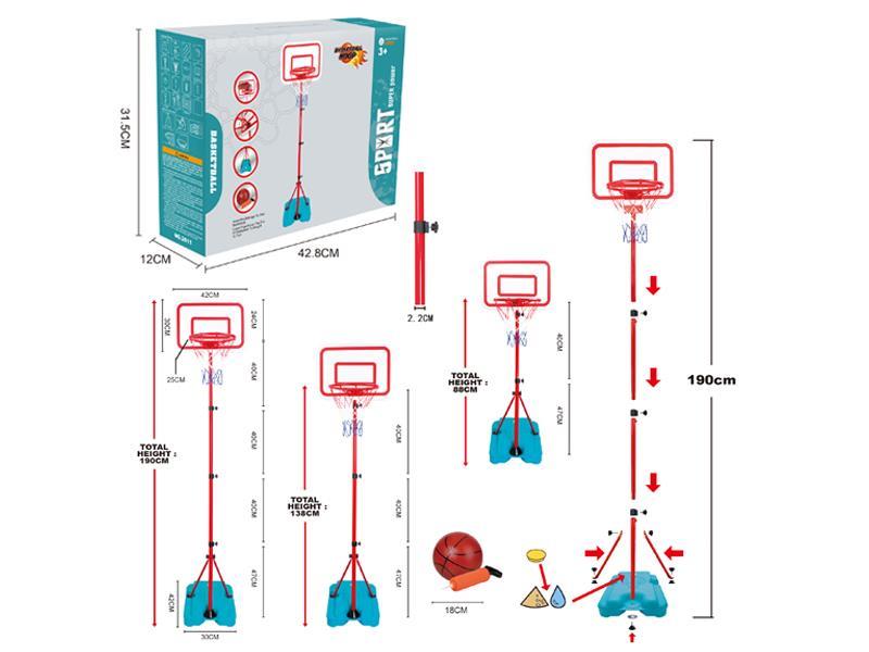 Vertical Iron Frame Basketball Board