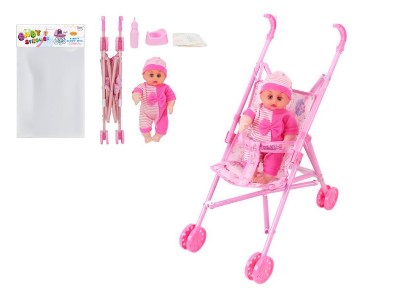 Baby Stroller Toy (Plastic)+ 12