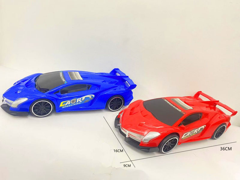 Inertial Lamborghini Simulation Car (Blue/Red Mixed color)