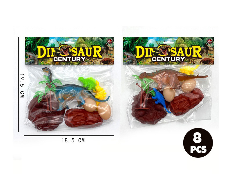 Dinosaur Combination: 8 Pcs