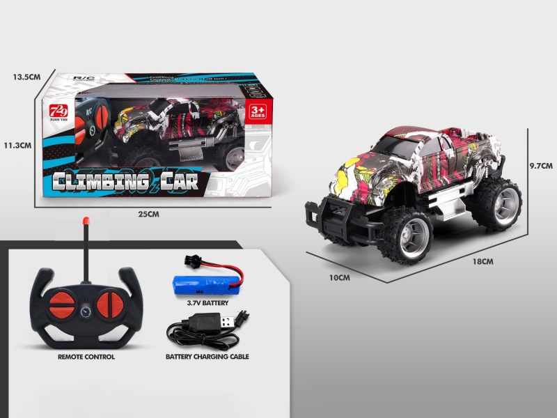 1:22 Graffiti Remote Control Cross Country Car