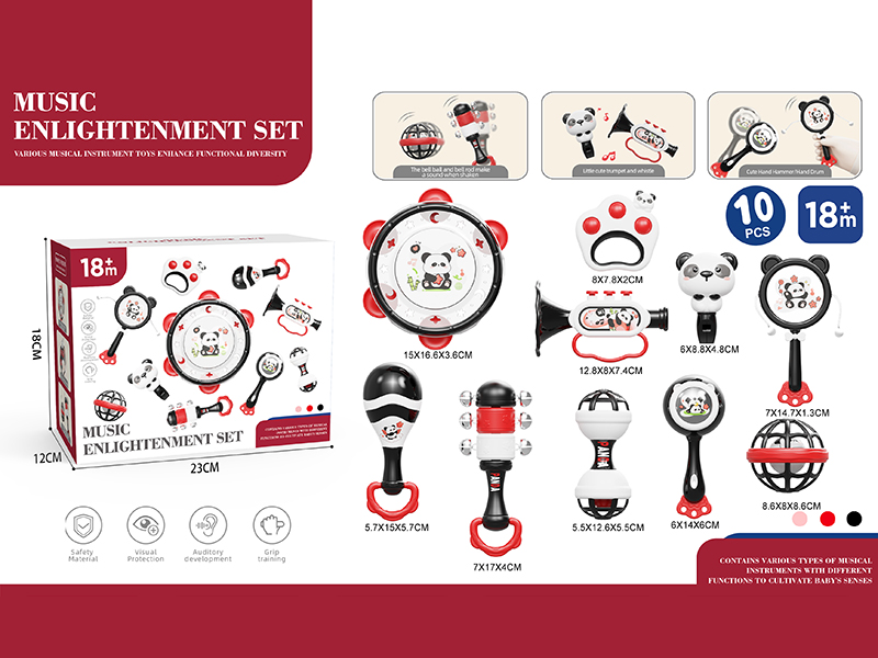 Baby Rattles Set 10pcs