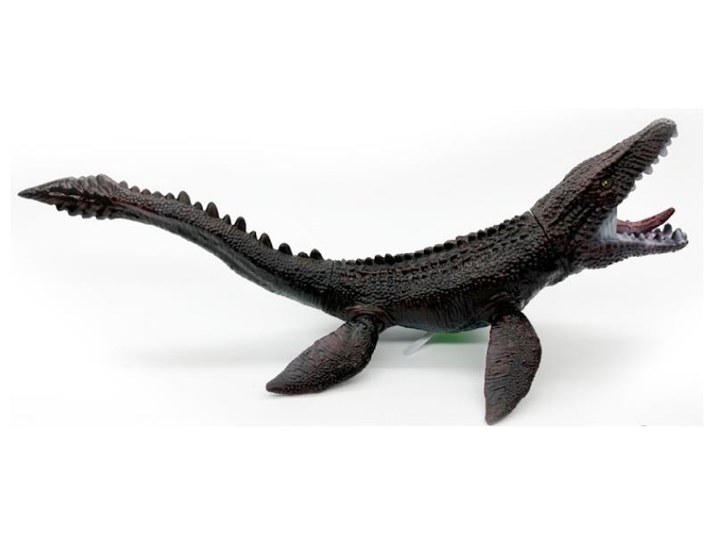 Hollow Mosasaur With Sound - Red (Joints Movable)