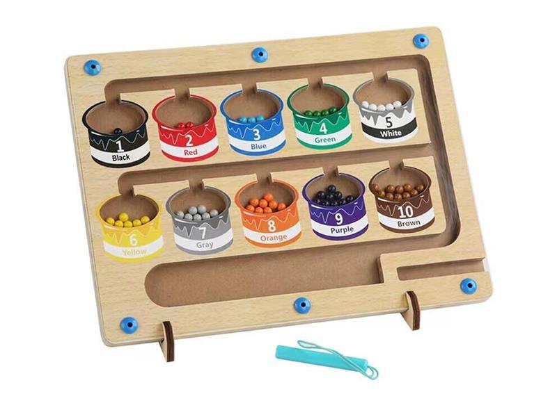 Magnetic Counting Color Sorting Board