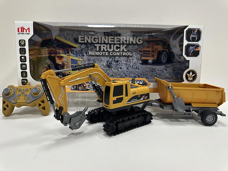 1:22 2.4G 11CH R/C Plastic Crawler-Type Engineering Truck(Included  Batteries)
