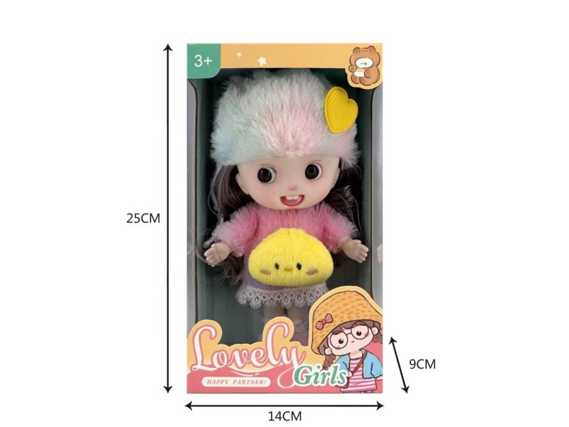 22Cm 3D Real Eye Fun Doll