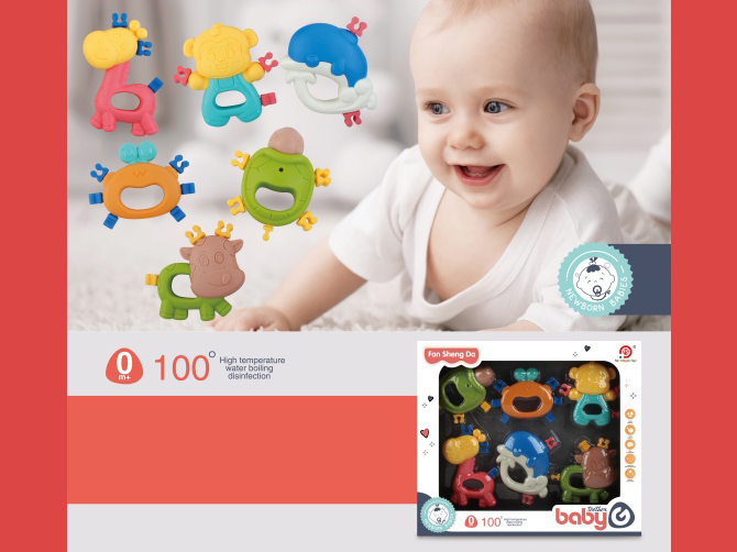 Ringing Soft Rubber (Turtle, Crab, Ox, Deer, Monkey, Dolphin)