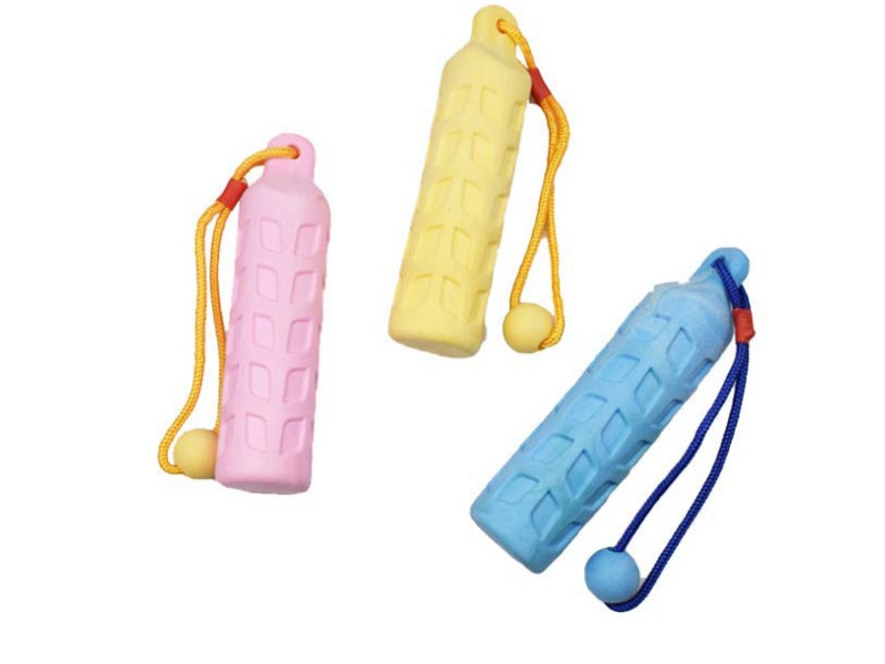Foamed Diamond-Shaped Teething Stick Pet Toy