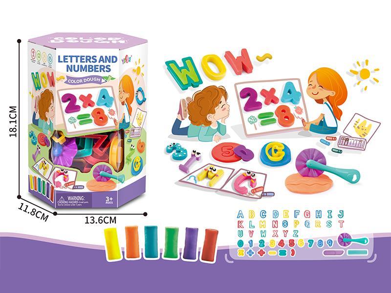 Letter & Number Clay