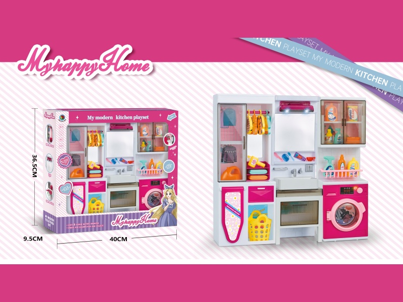 Play House In The Pink Bathroom