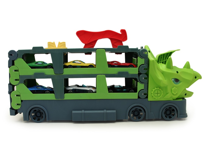 Dinosaur Rail Ejection Big Wagon Alloy Roadster 6 With English Cry Ic