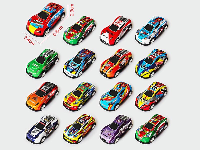 Pull Back Iron Race Cars(3PCS)