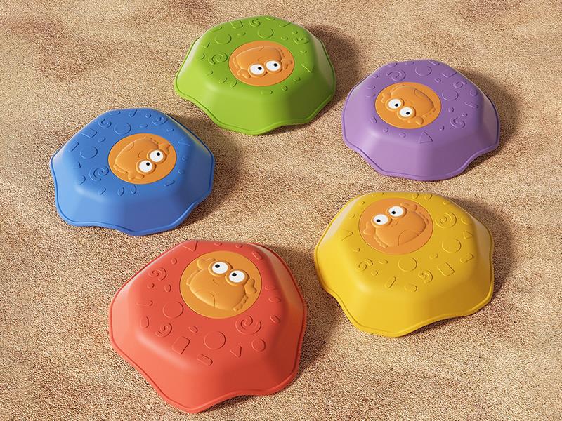 Balanced Training Crab Steeping Stones With Sound 5pcs