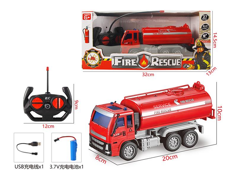 4-Channel Remote Control Fire Tanker