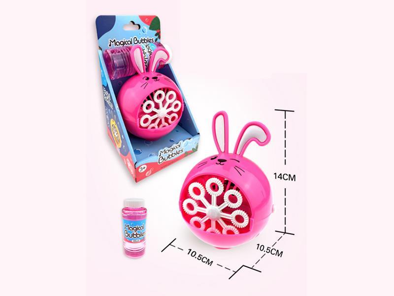 Pink Rabbit Bubble Machine