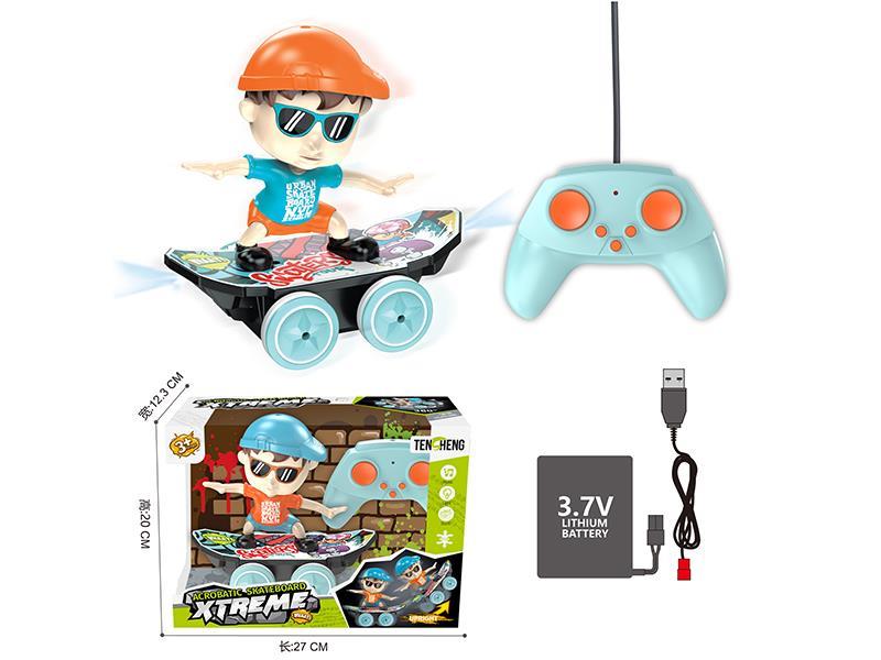 RC Stunt Cartoon Skateboard