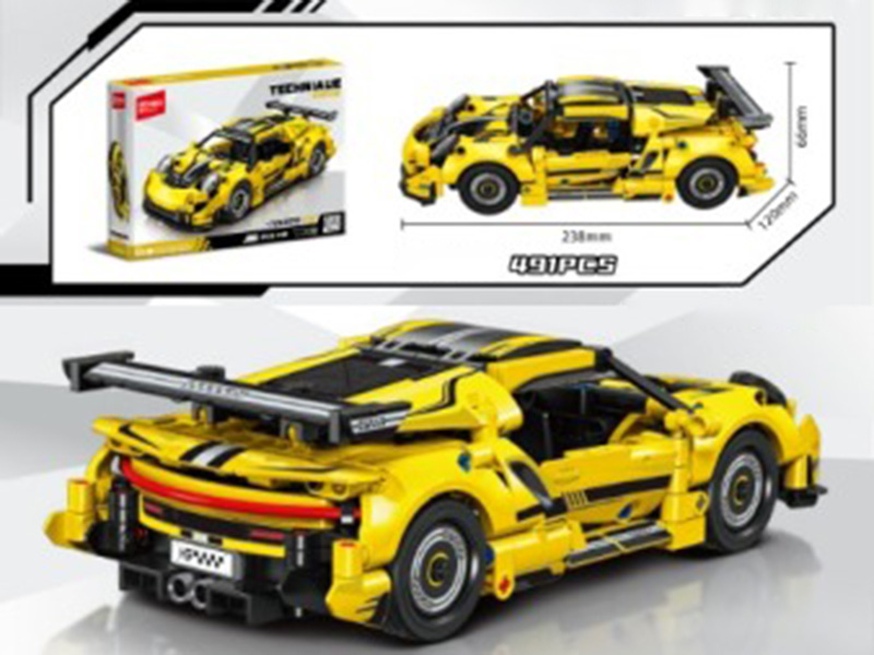 1:18 Racing Car Building Blocks 491pcs