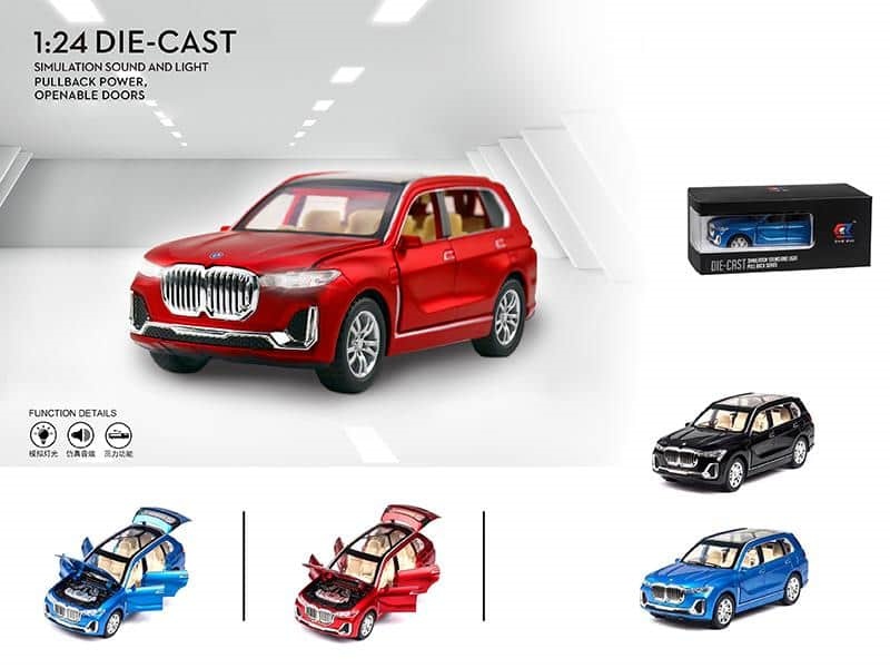 1:24 BMW X7 Alloy Car Model