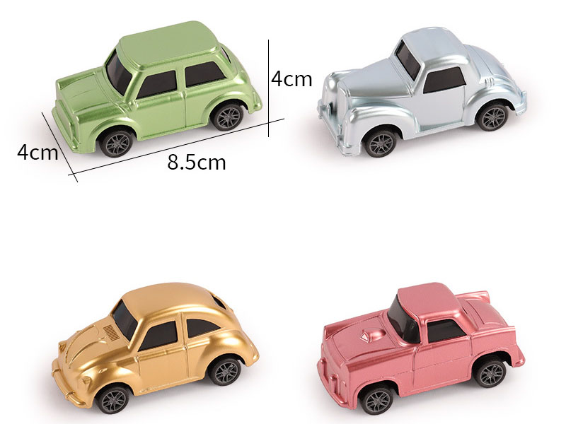 Pull Back Spray-Painted Car