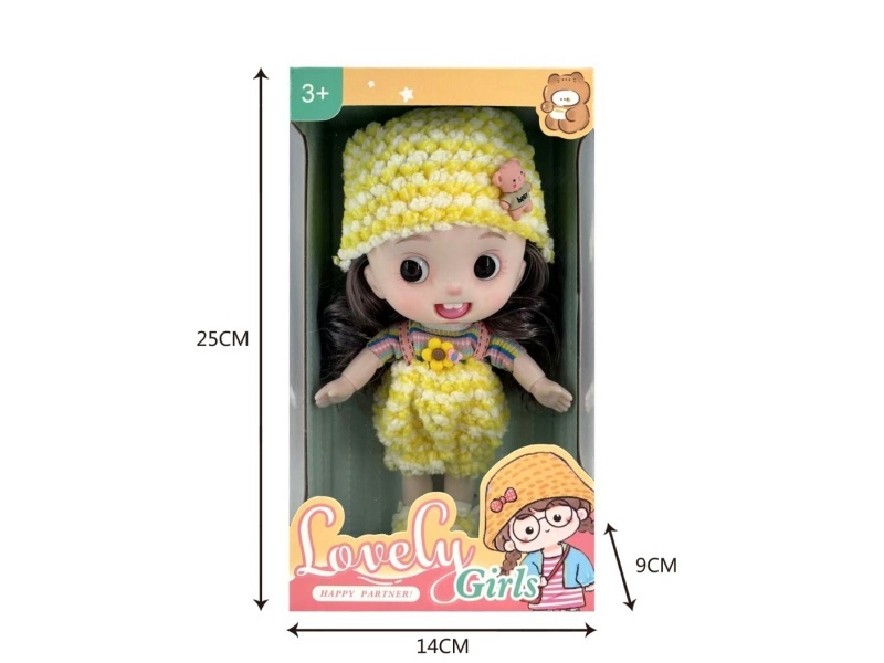 22Cm 3D Real Eye Fun Doll