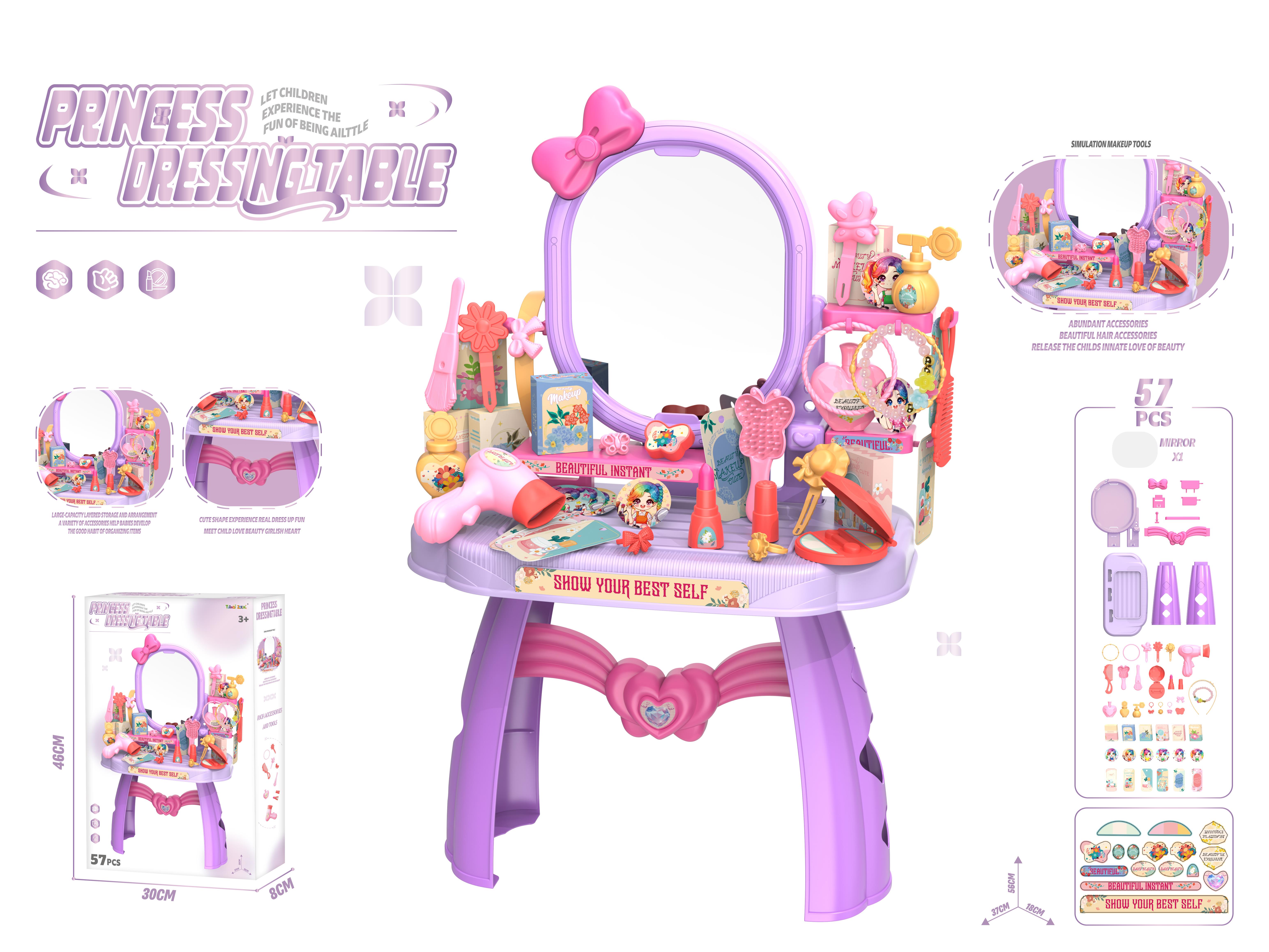 Princess Makehouse Dressing Table (57Pcs)