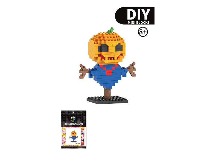 Halloween Series Pumpkin Scarecrow Building Blocks 178 PCS