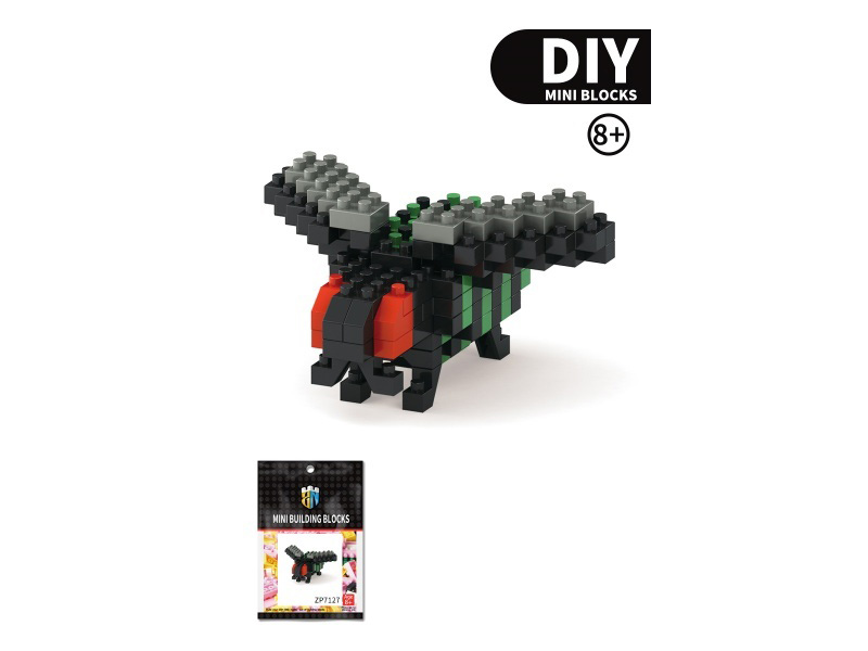 Fly Building Blocks Insect Series 129 PCS