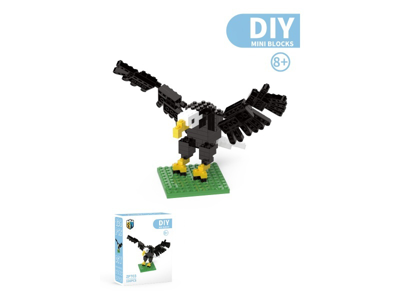 Vulture Bird Building Blocks 126 PCS