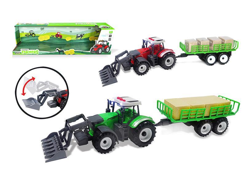 Friction Farmer's Cart With Light And Sound