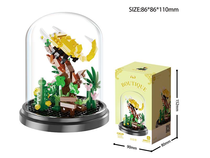 Scorpion Building Blocks(With Transparent Cover + Black Base)282pcs