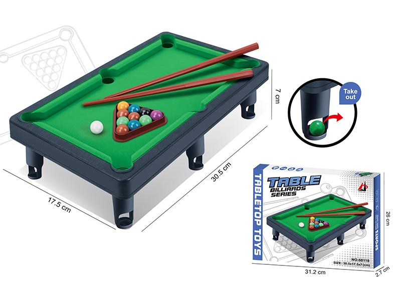 Flocked Billiards Table Toy