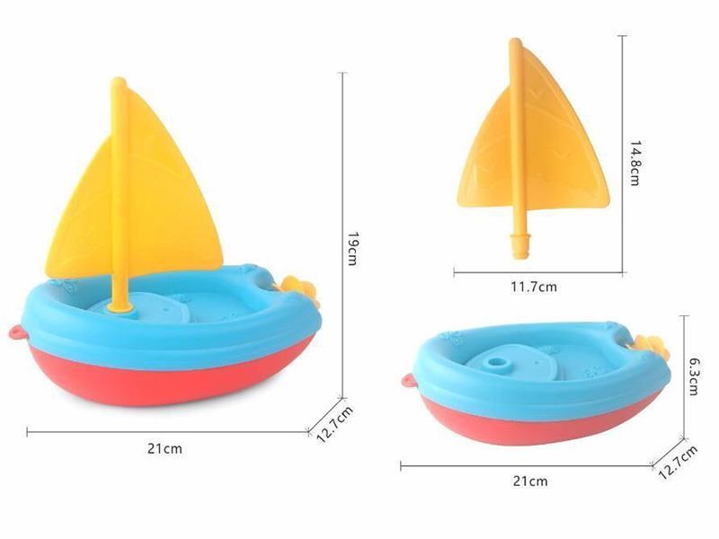 Sailboat Baby Bath Toy