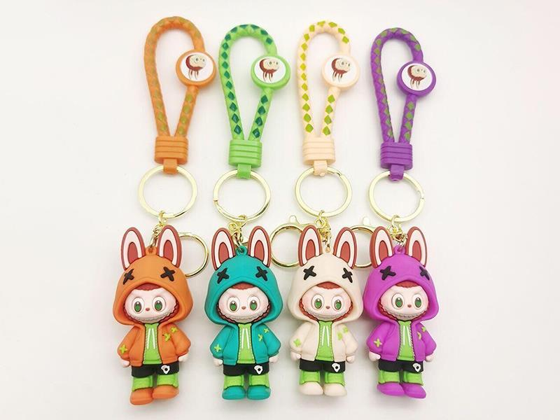 pvc Labubu Dol  Keychain