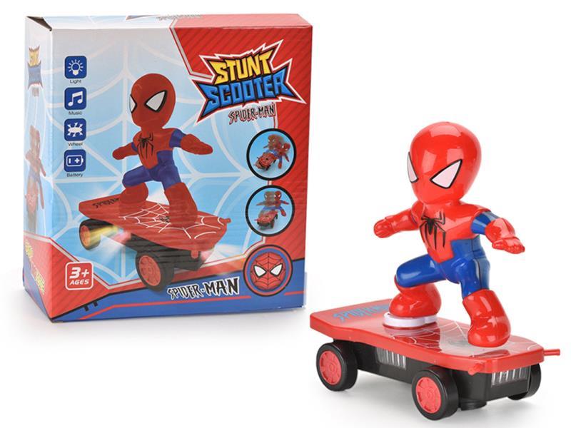 B/O Go And Bump Spider-Man Scooter