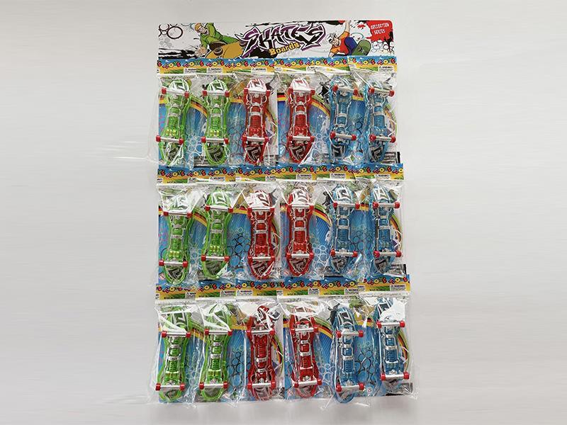 18PCS Light Projection Finger Skateboard