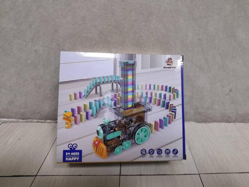 Electric Spray Domino Train(Pink/Green)