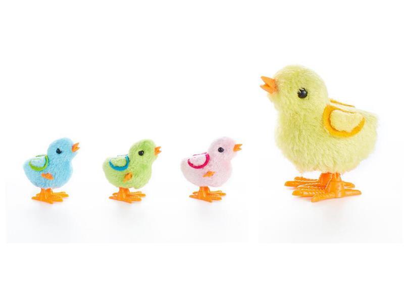 Windup Plush Chicken Double Wings