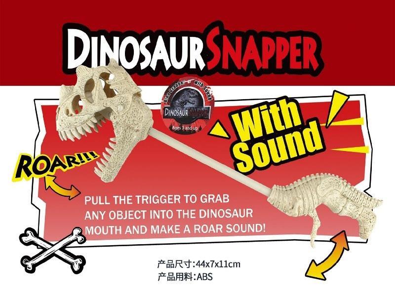 Long-Handled Dinosaur Biting Hands/With Sounds (Including Electricity) Dinosaur Telescopic Spring Mechanical Hand To Vent Creativity, Relieve Stress, Shark Clip Biting Hands Dinosaur Hand Puppet Toy