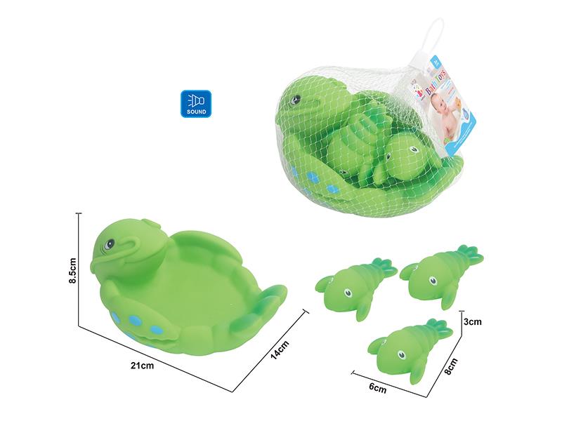 Cute Lobster Kids Bath Toy Set