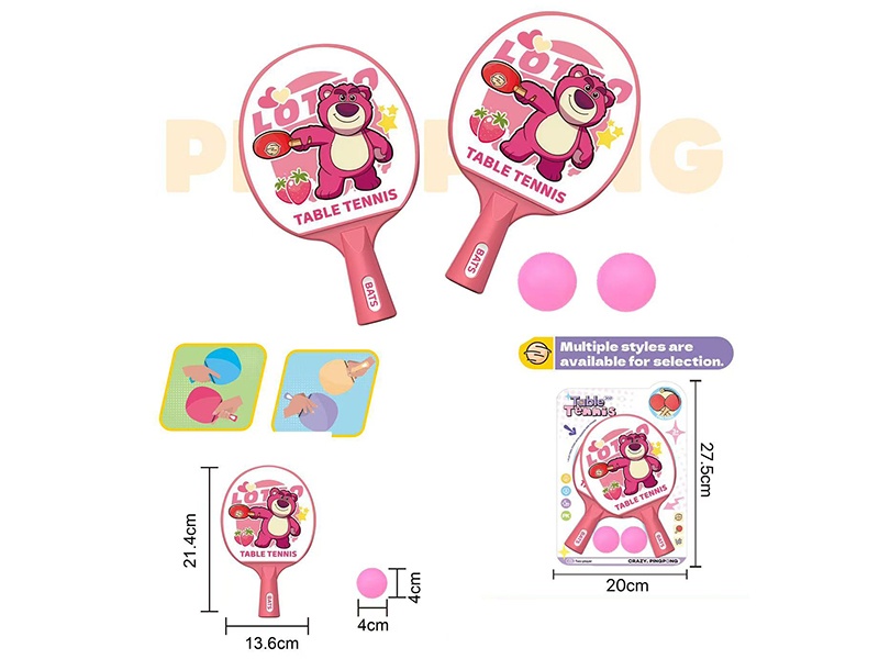 Strawberry Bear Table Tennis