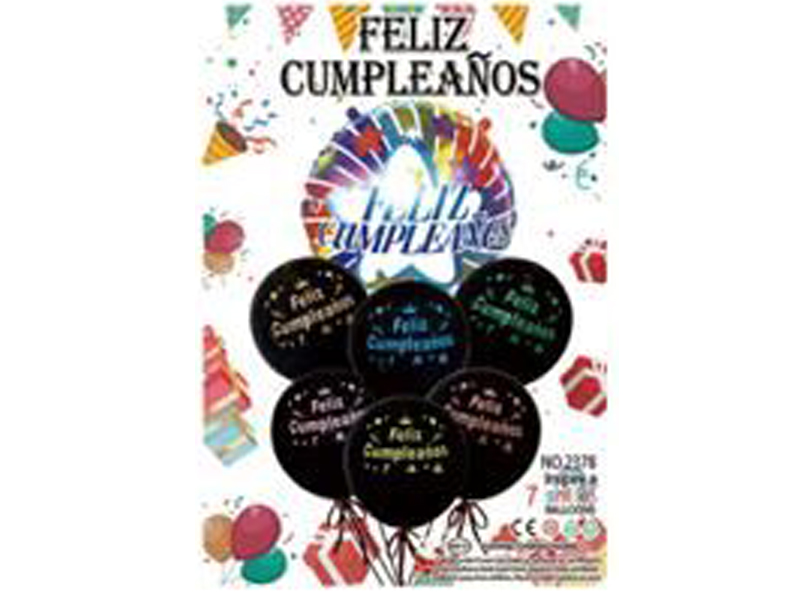 A 7-Piece Set For A Spanish Birthday