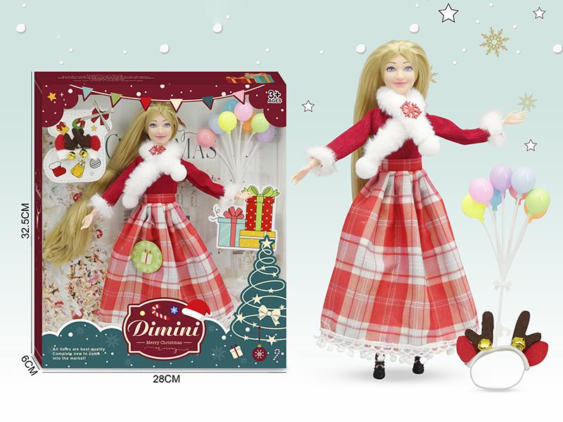 11.5 Inch Joints Body Christmas Doll