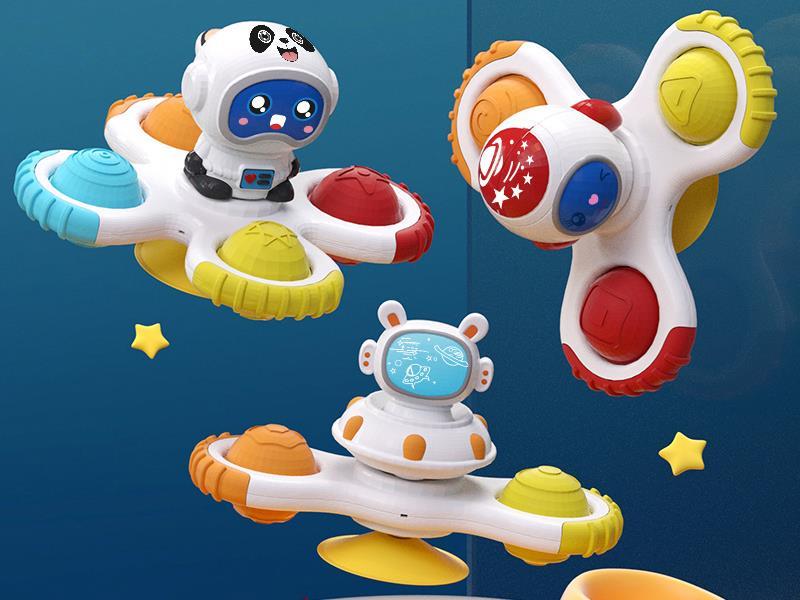 Space Rotary Windmill Suction Cup Spinner Toy