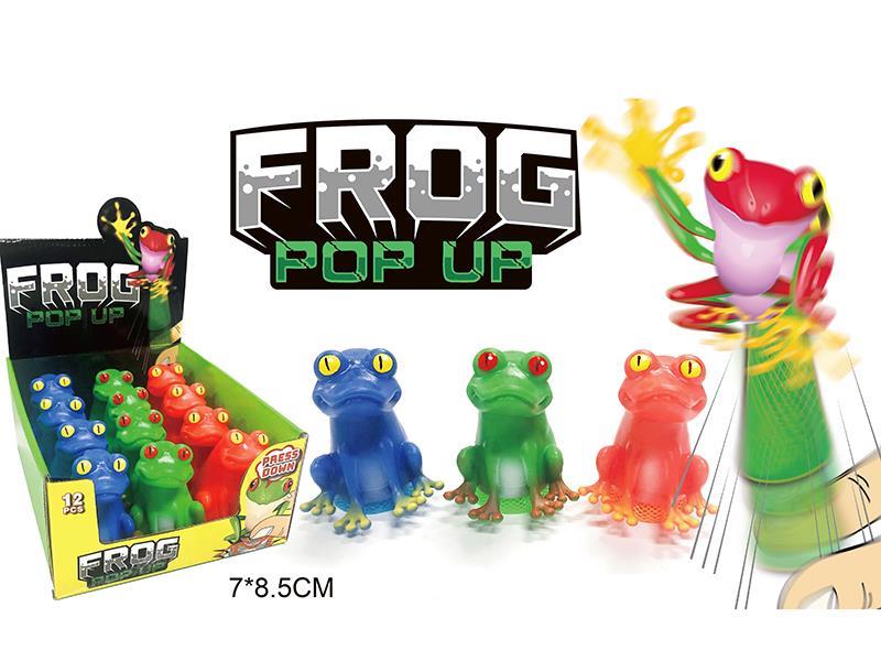 Frog Pop Up Toy(With Lights)12PCS