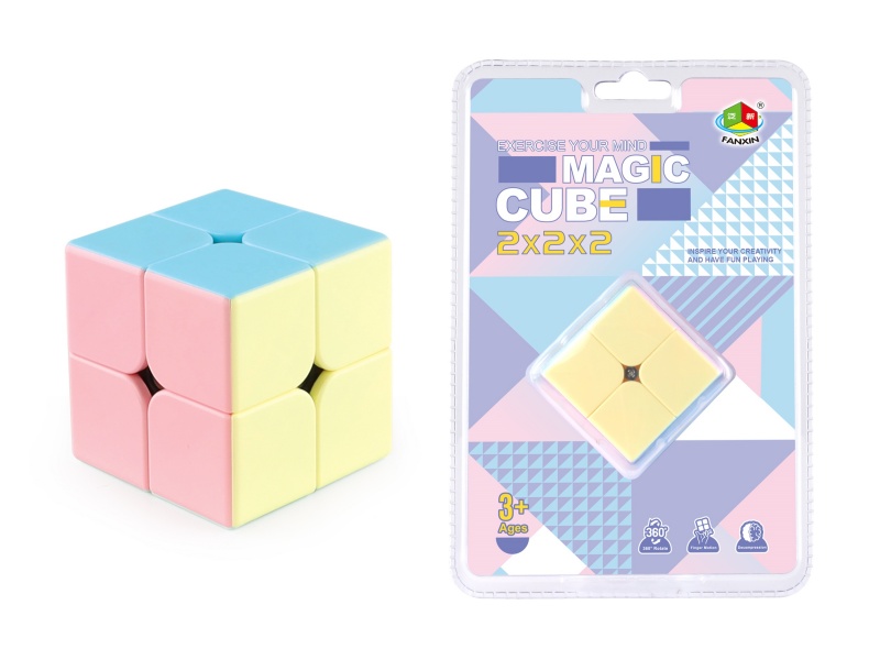 2×2×2 Macaron Color Rubik's Cube